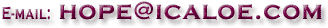E-mail: Hope@icaloe.com